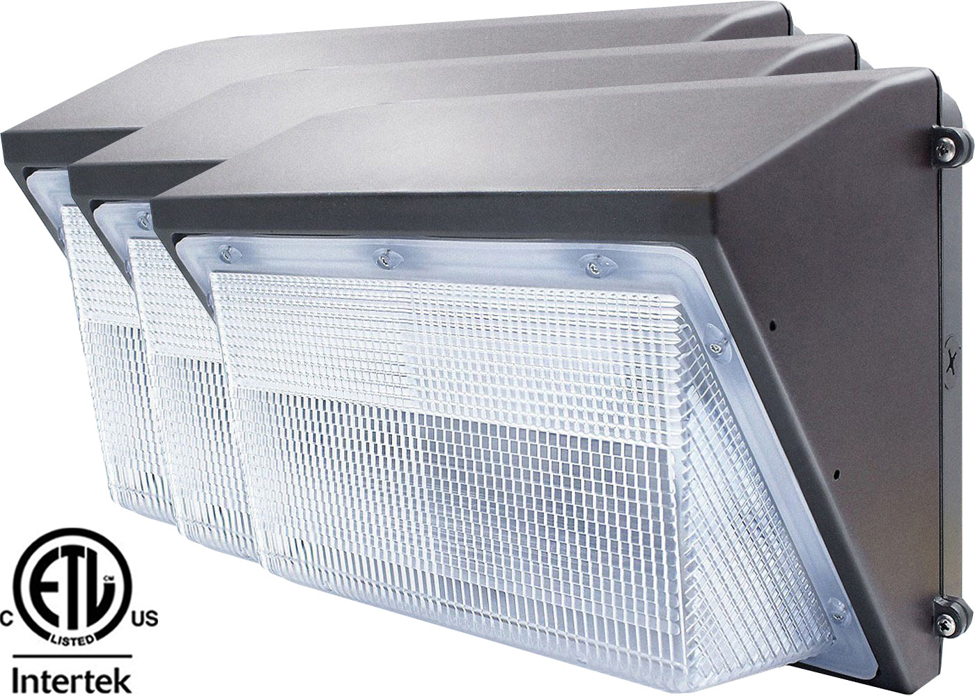 Outdoor LED Wall Pack Lights Canada 80w Photocell 5000k 6000k cETL Yard