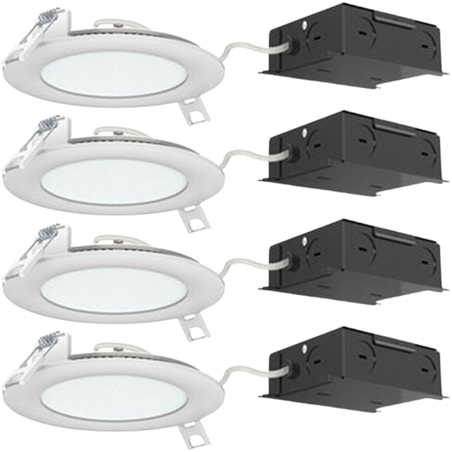 4-5 Inch LED Recessed Lighting Canada 13 pack 10w-9w 3000K Warm (Yellowish)
