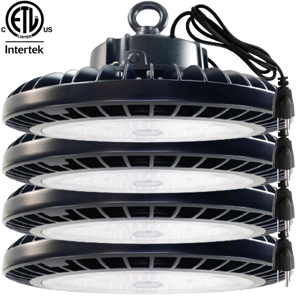 UFO LED High Bay Light 240w Canada 5000k 36000Lm cETL Warehouse Shop