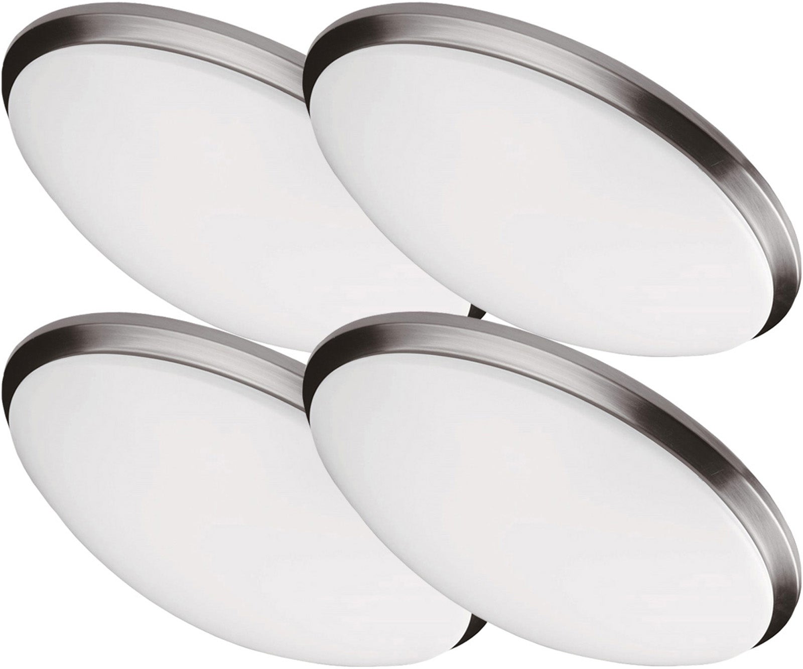 Flush Mount Light Fixtures Canada 18w 5000k Daylight 2-4 Pack Bathroom ...