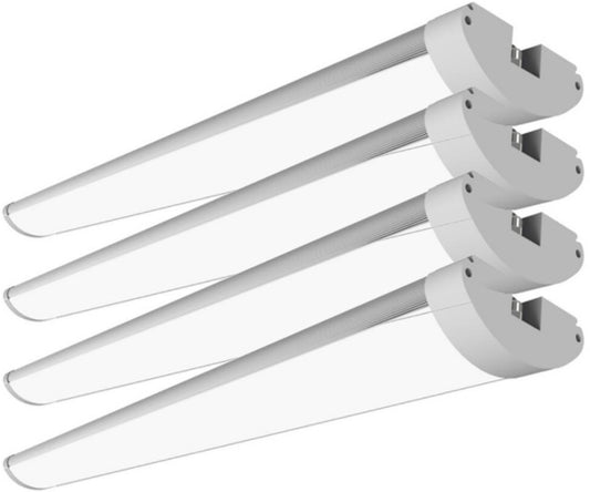 4ft Led Wraparound 4 Pack 40w 2700k Warm 4800Lm cETL-with Buyers Pickup