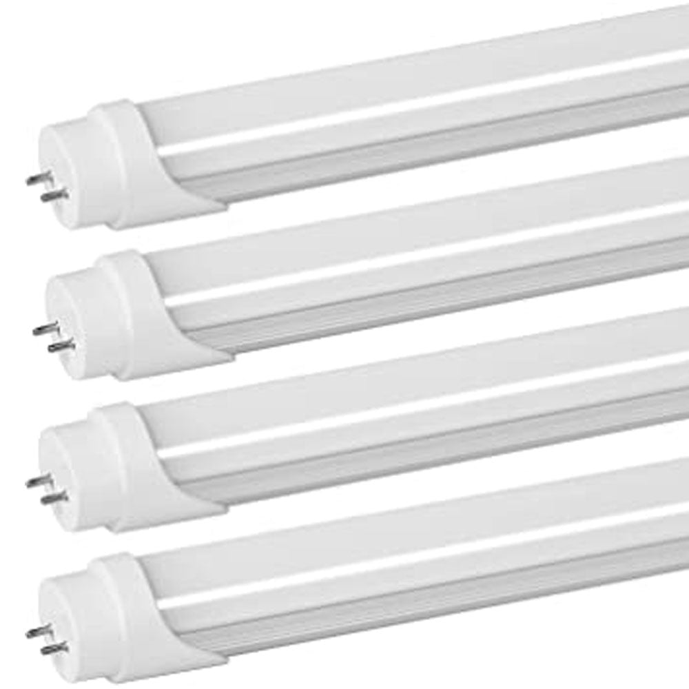 4ft Led Ballast Bypass Bulbs, Canada 4 Pack 18w 6000k Basement Garage Shop