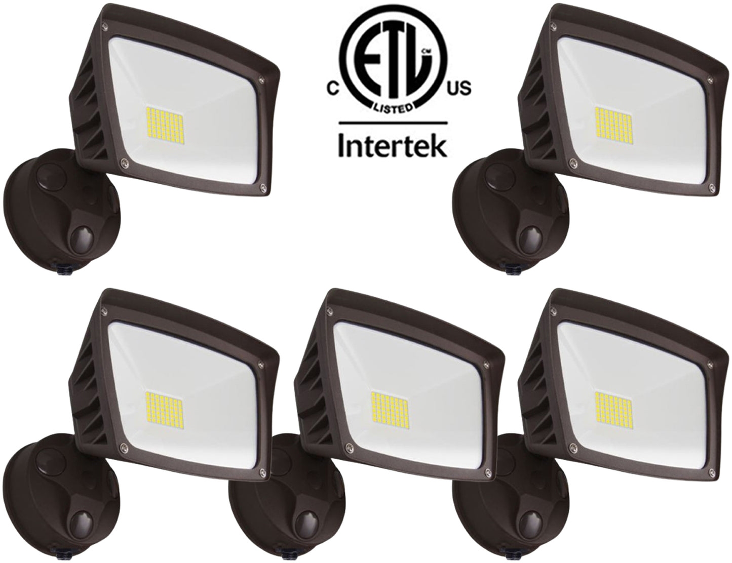 Exterior Garage Lights, Canada 40w 5000Lm 6000k Bright 6-1 Pack Yard