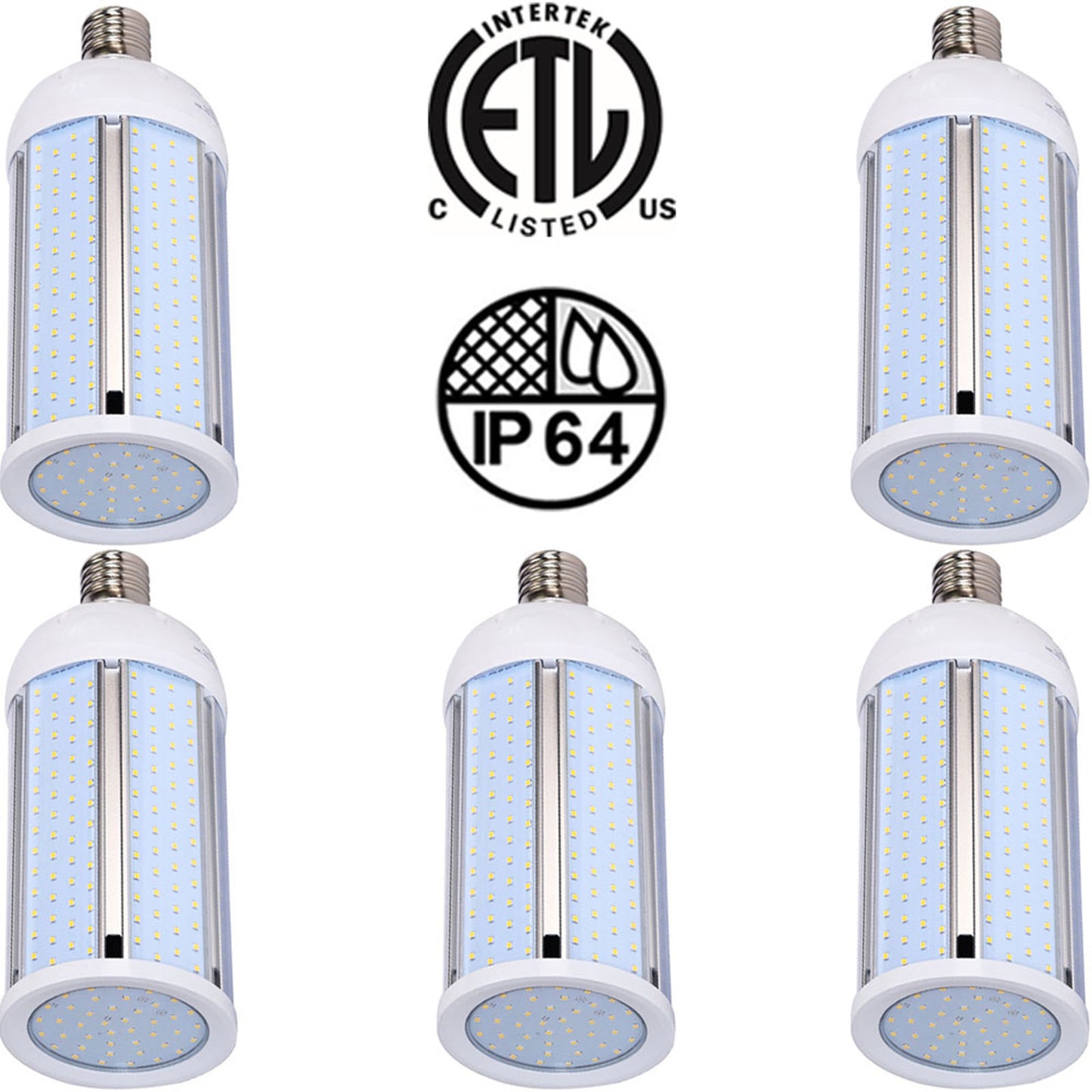 E39 Mogul Base Led Bulbs, Canada 60w 6000k Bright 8100Lm 5-1 Pack Shop