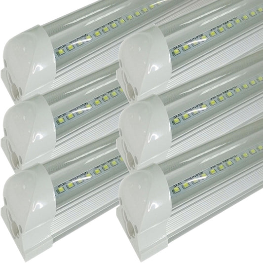 Dimmable Garage Lights, Canada 22w 6 Pack Clear T8 5000k LED ETL Shop