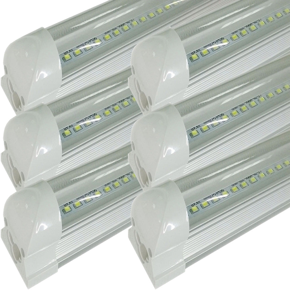 T8 LED Shop Lights, Canada 22w 6 Pack Clear T8 5000k LED ETL Garage