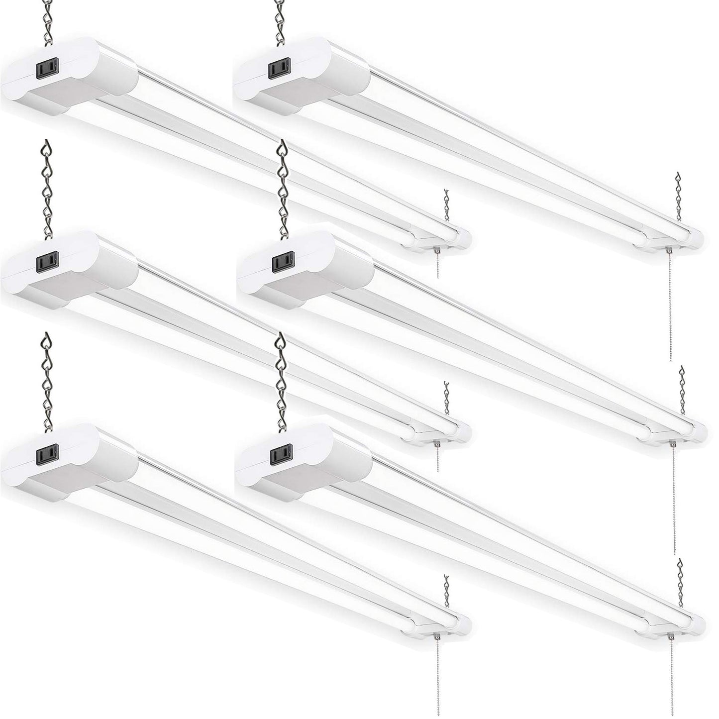 LED Workshop Lights, Canada 4ft 40w 4-12 pack Clear 5000k cUL Garage Shop