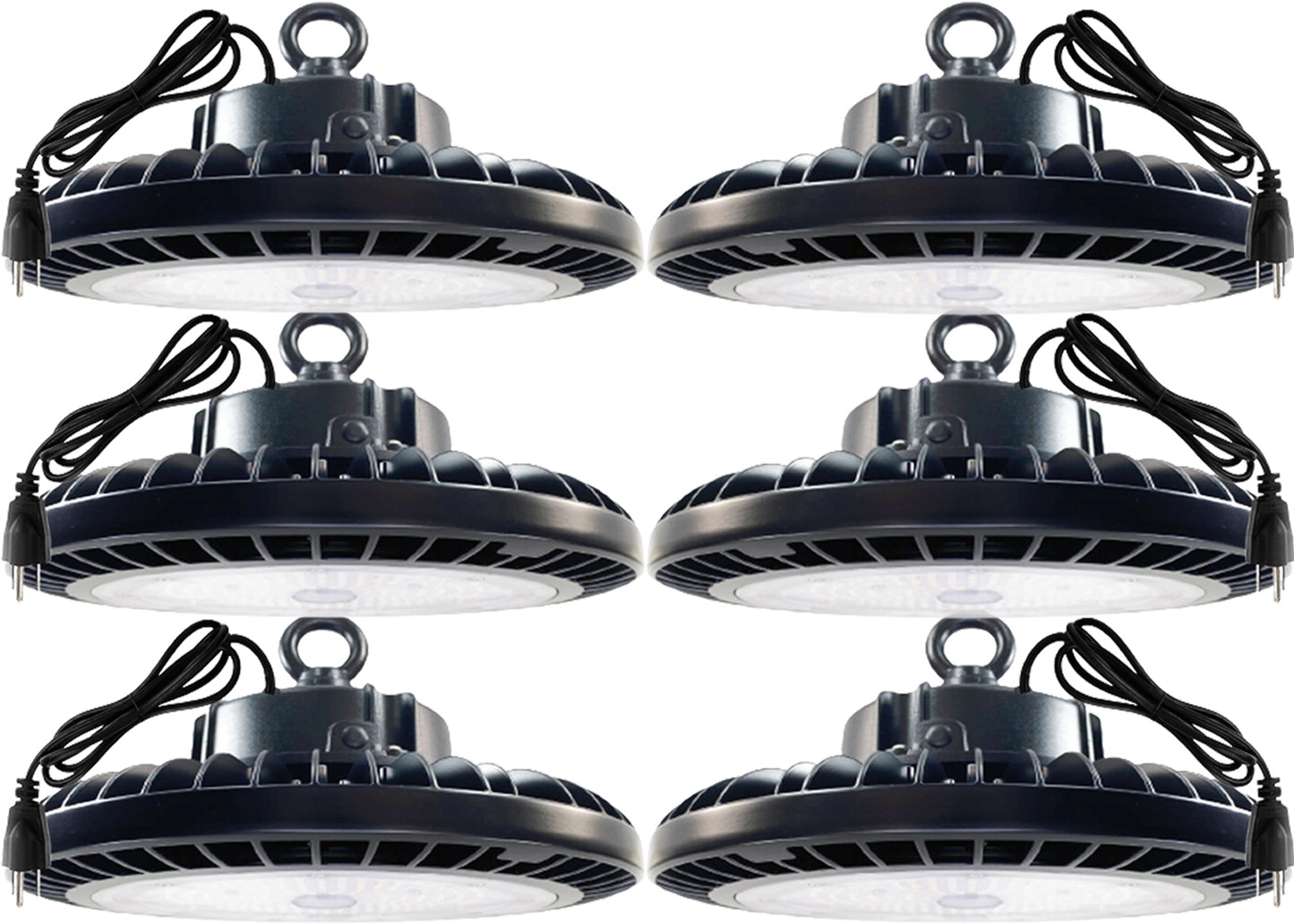 High Bay Led Lights Canada 100w UFO 5000k Daylight 15000Lm Plug 5ft cETL - Led Light Canada