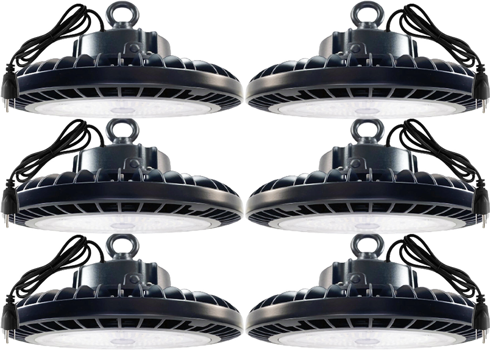 High Bay Led Lights Canada 100w UFO 5000k Daylight 15000Lm Plug 5ft cETL - Led Light Canada