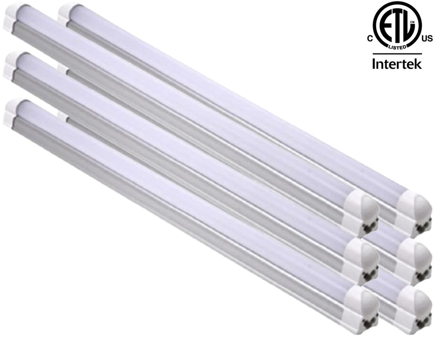 4 Foot T8 Fixture, Led Canada 22w 2-25 Pack 6500k Bright 2550Lm cETL Shop