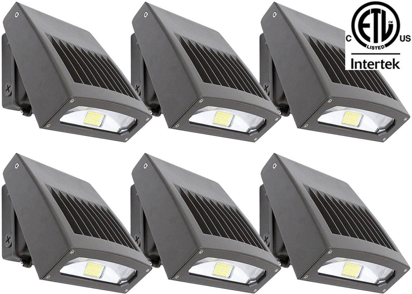 Exterior Garage Lights, Canada 30w 3100Lm 6000k Bright 6-1 Pack Yard