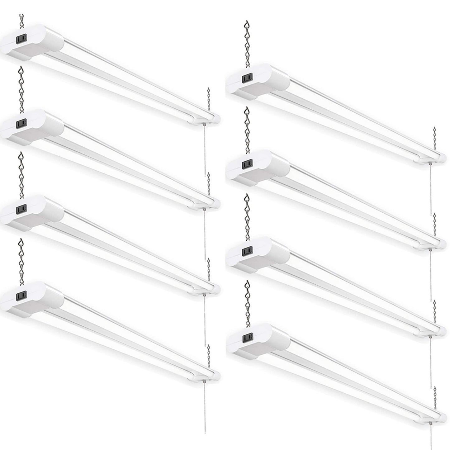 LED Workshop Lights, Canada 4ft 40w 4-12 pack Clear 5000k cUL Garage Shop