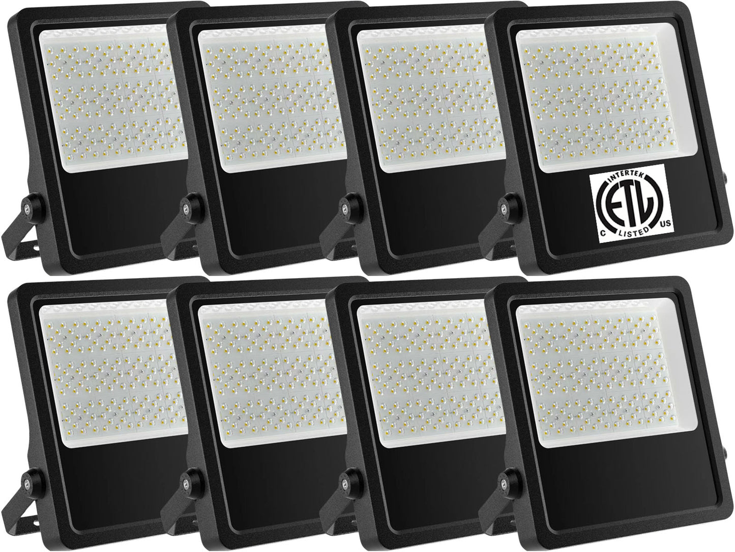 347V 100w LED Floodlight, Canada 13000Lm 5000k Daylight, 1 - 10 Pack,  cETL