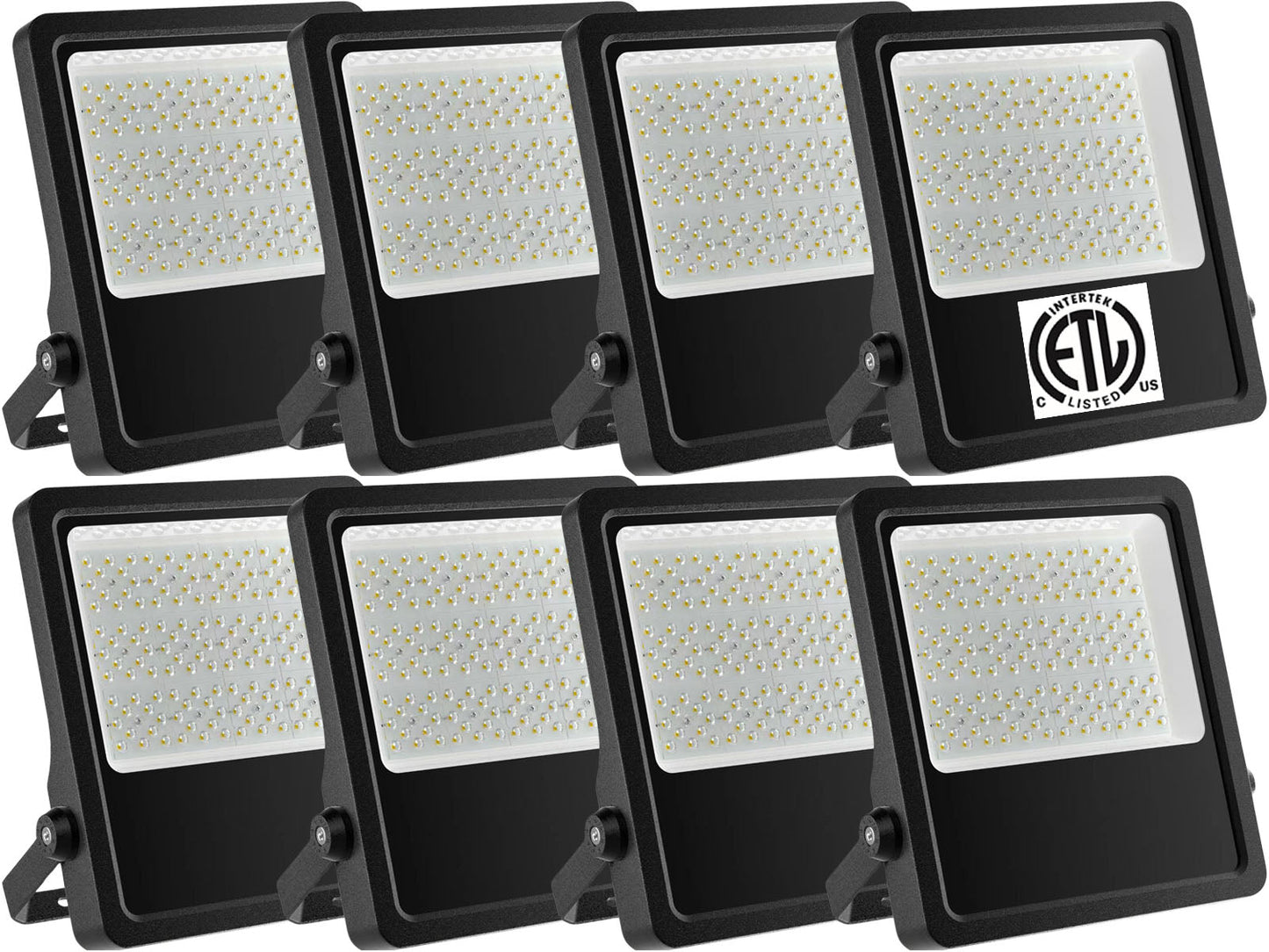 100w LED Flood, Canada Light 13000Lm 5000k Daylight, 1 - 10 Pack, cETL Yard