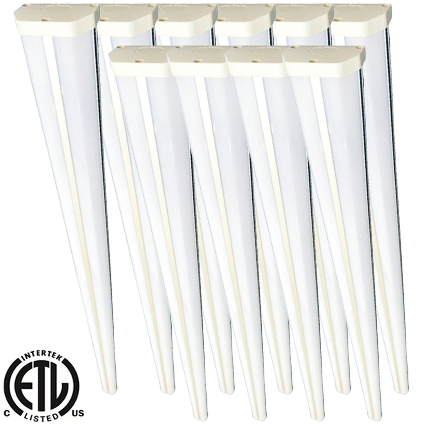 Dimmable Shop Lights, Canada 4ft 40w 5000k 2-20 Pack 4400Lm cETL