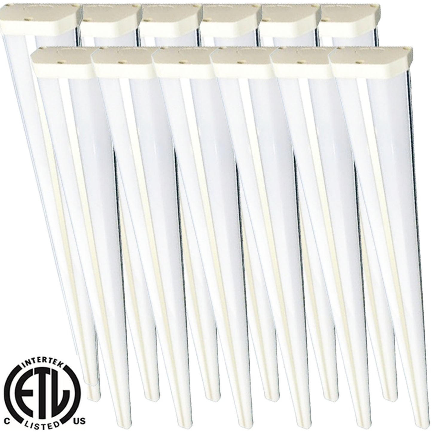 Dimmable Shop Lights, Canada 4ft 40w 5000k 2-20 Pack 4400Lm cETL