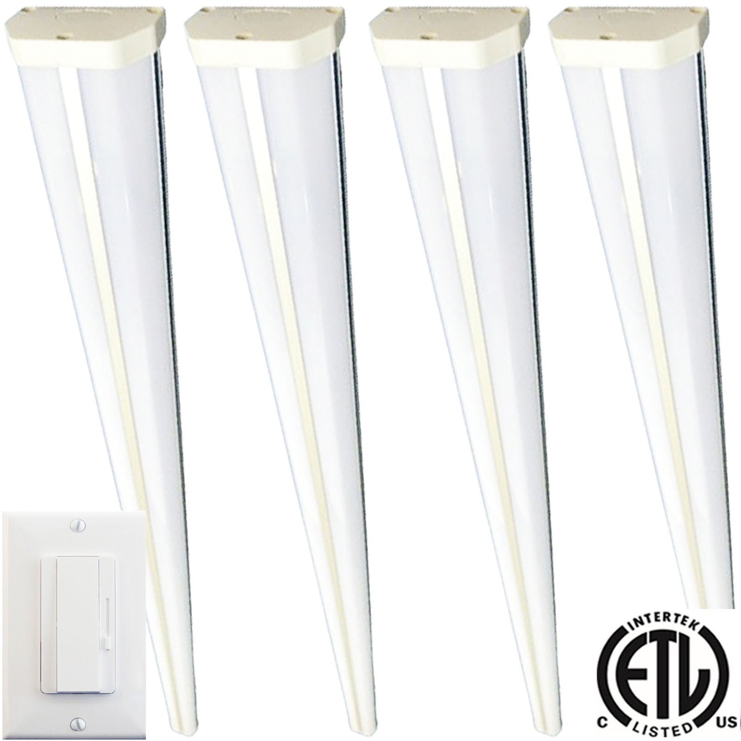 Dimmable Garage Lights, Canada 4ft 30w 6000k Bright 2-12 Pack 3600Lm - Led Light Canada