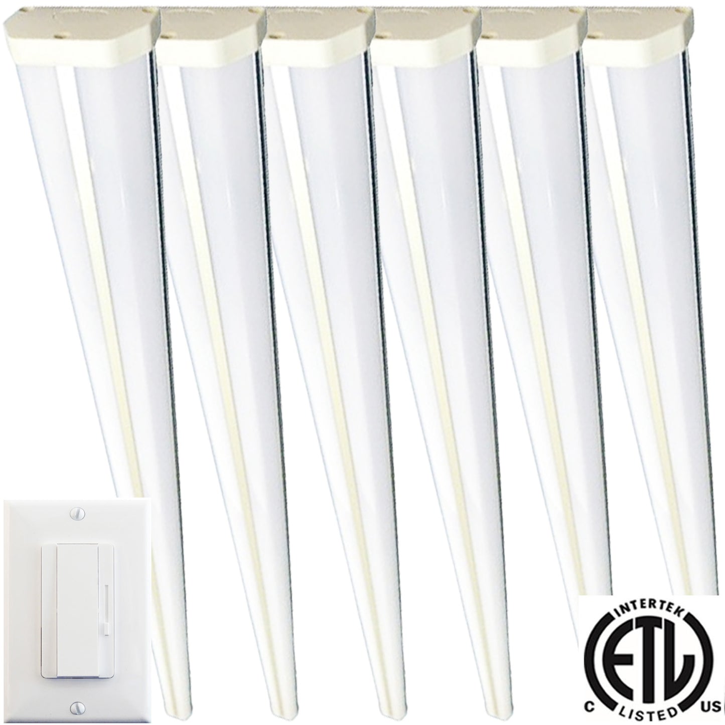 Dimmable Shop Lights, Canada 4ft 30w 5000k 2-20 Pack 3600Lm cETL - Led Light Canada