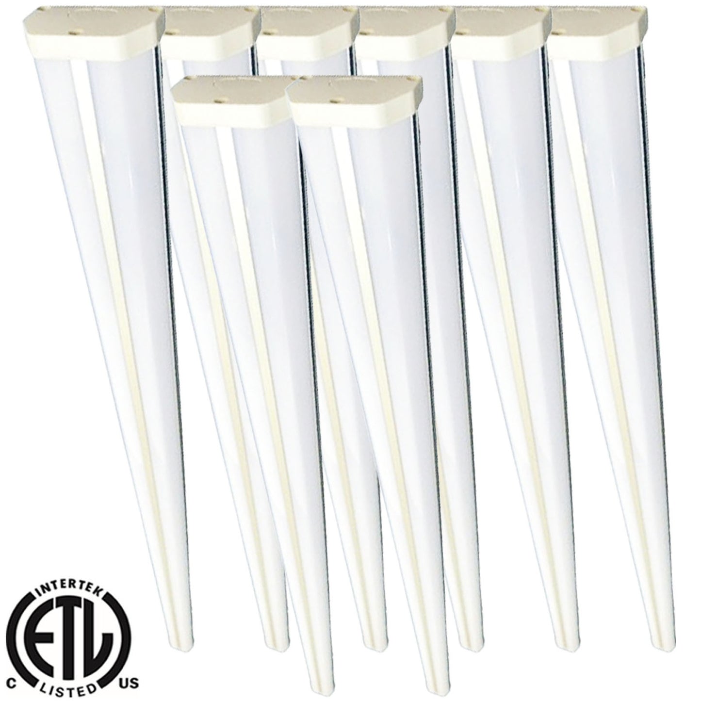 Basement Ceiling Lights Canada 4ft 40w Frosted 3000k 6-8 Pack 4400Lm