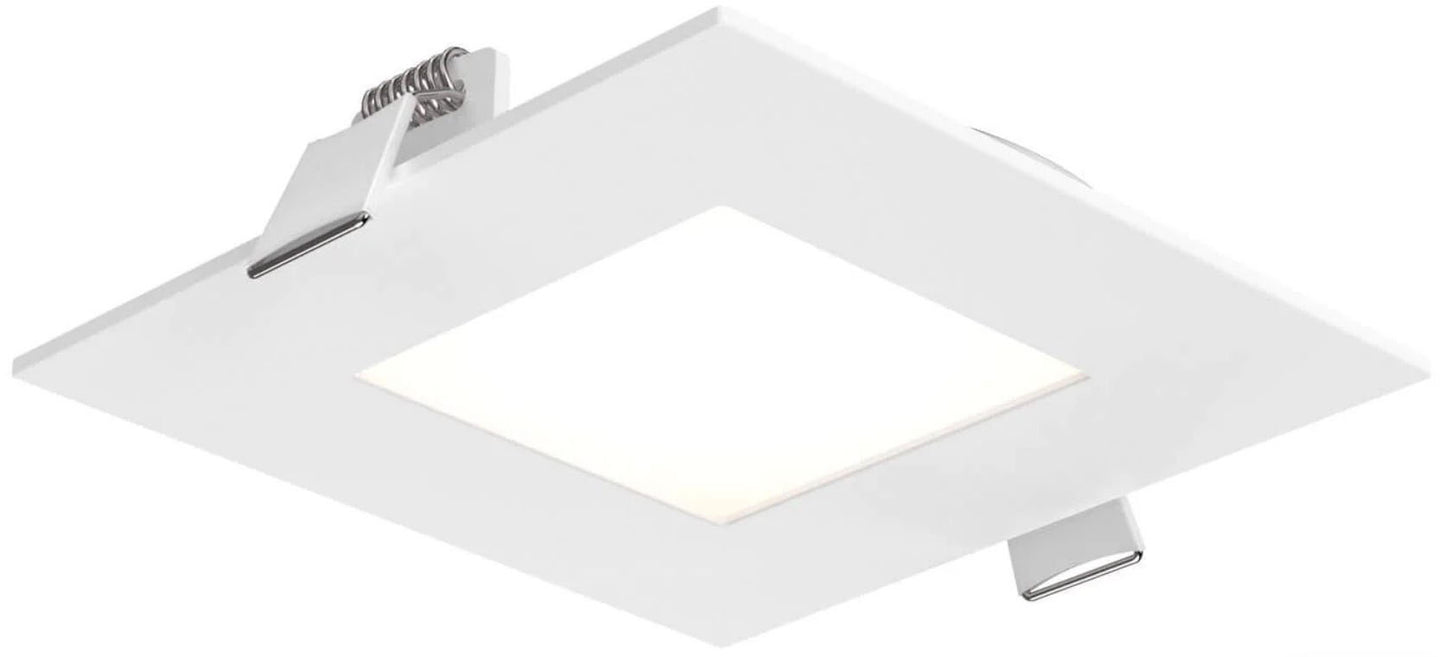 Square Recessed Downlights, Canada LED 2 Pack, 3 inch 6w 6000k Bright