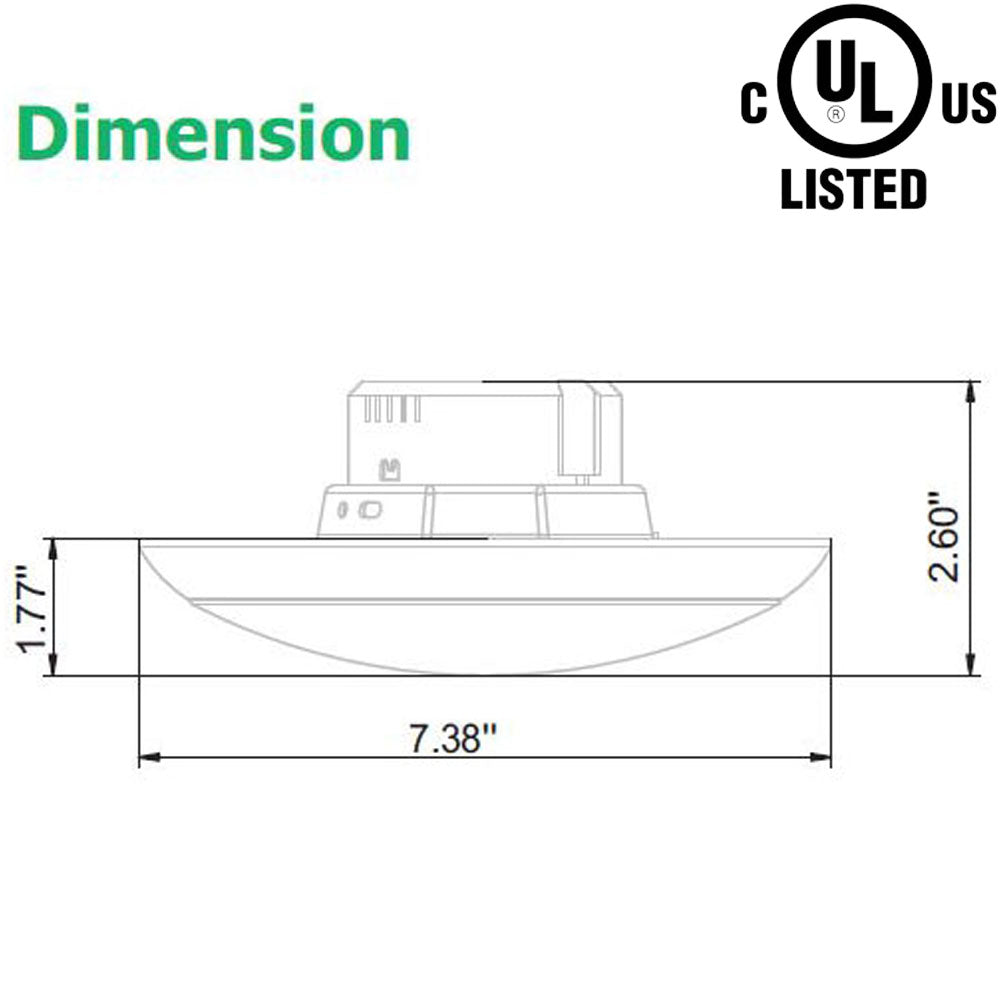 Basement Flush Mount Lighting, Canada Led 6 Pack 12w 5000k Porch Laundry Shop