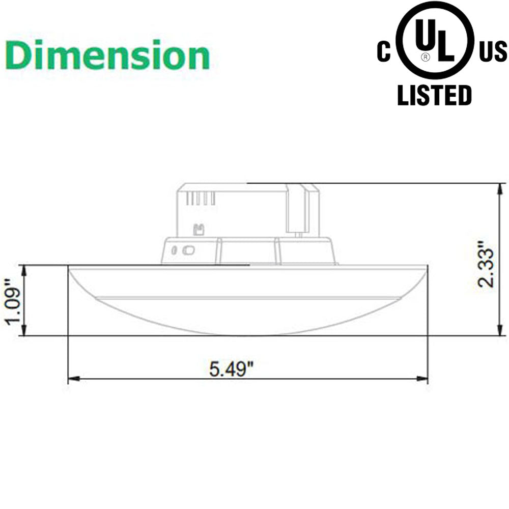 Washroom Ceiling Lights, Canada Led 2 Pack 10w 3000k Basement Porch Laundry