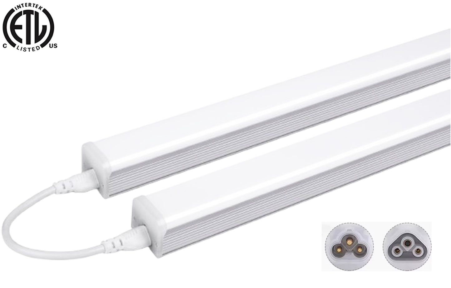 3 Foot Shop Light Canada LED 3ft 25w 3125Lm Clear 5000k Daylight cETL