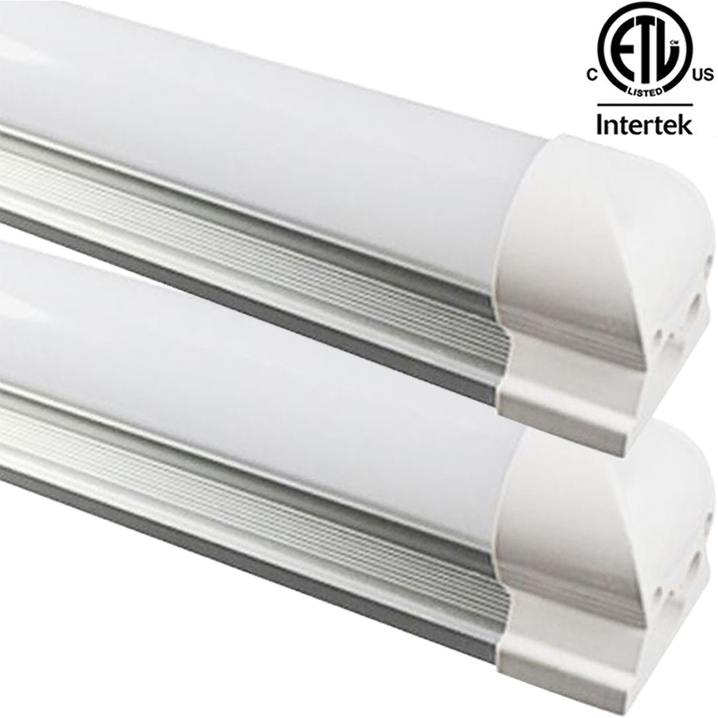 4 Foot T8 Fixture, Led Canada 22w 2-25 Pack 6500k Bright 2550Lm cETL Shop