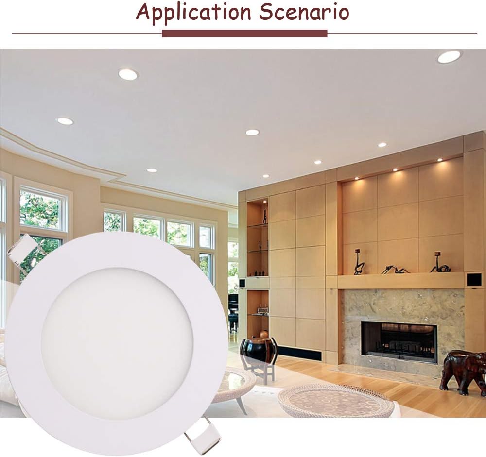 Downlight Recessed Light, Canada Led 3 Pack 4" 9w 3000K Warm White