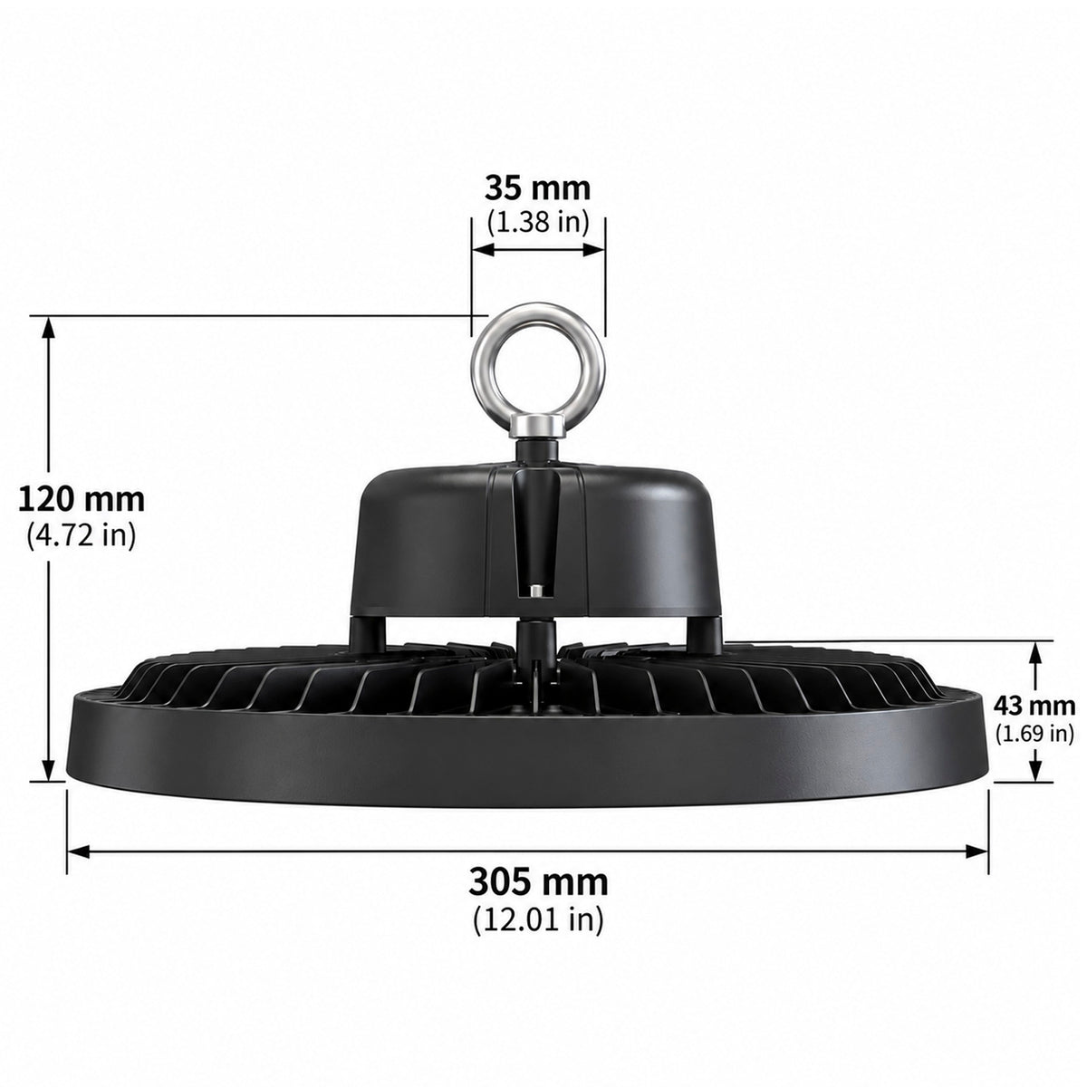 Warehouse LED Light Fixtures Canada 200W 5000K 30000Lm 5ft Cable, ETL