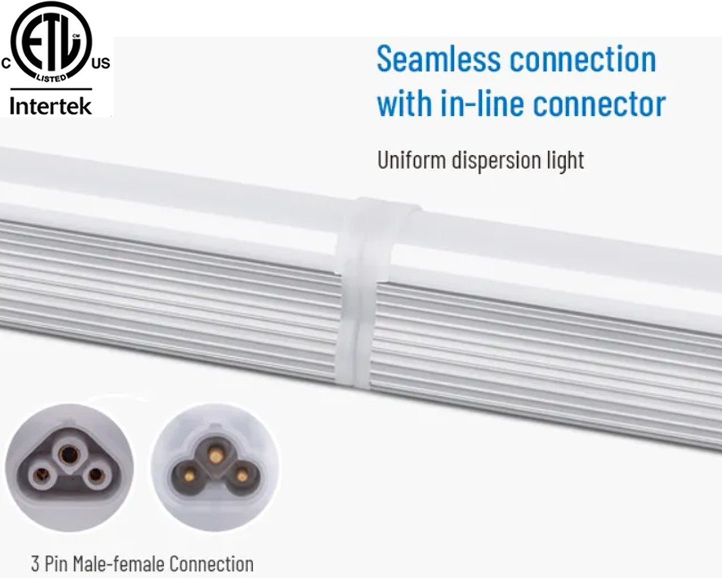 Under cabinet lighting Canada 22w 3000k Warm (Yellowish) 2450Lm cETL