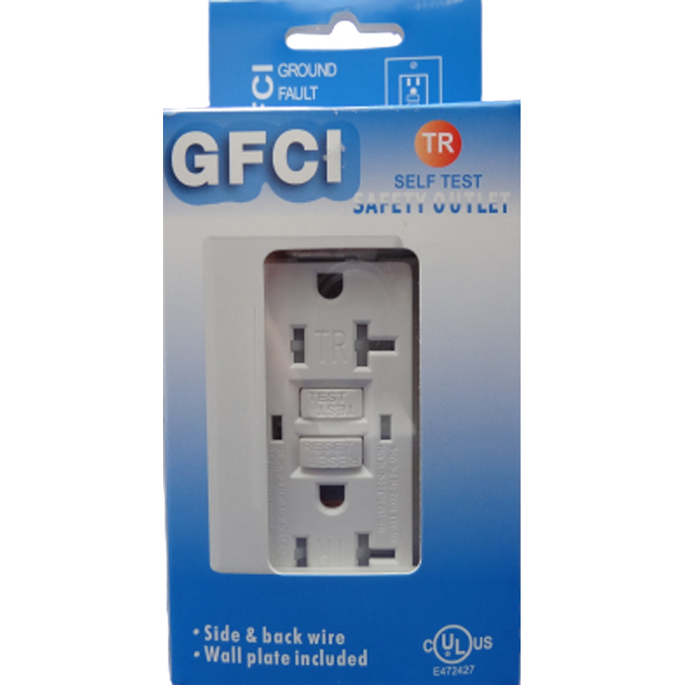 15a GFCI Receptacle, Canada 3 Pack Temper Resistant Receptacle Outlet TR 120V