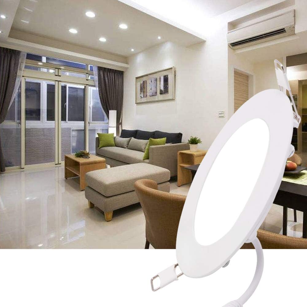 Modern Recessed Lights, Canada LED 8" 20w 3000K-3500K Warm White