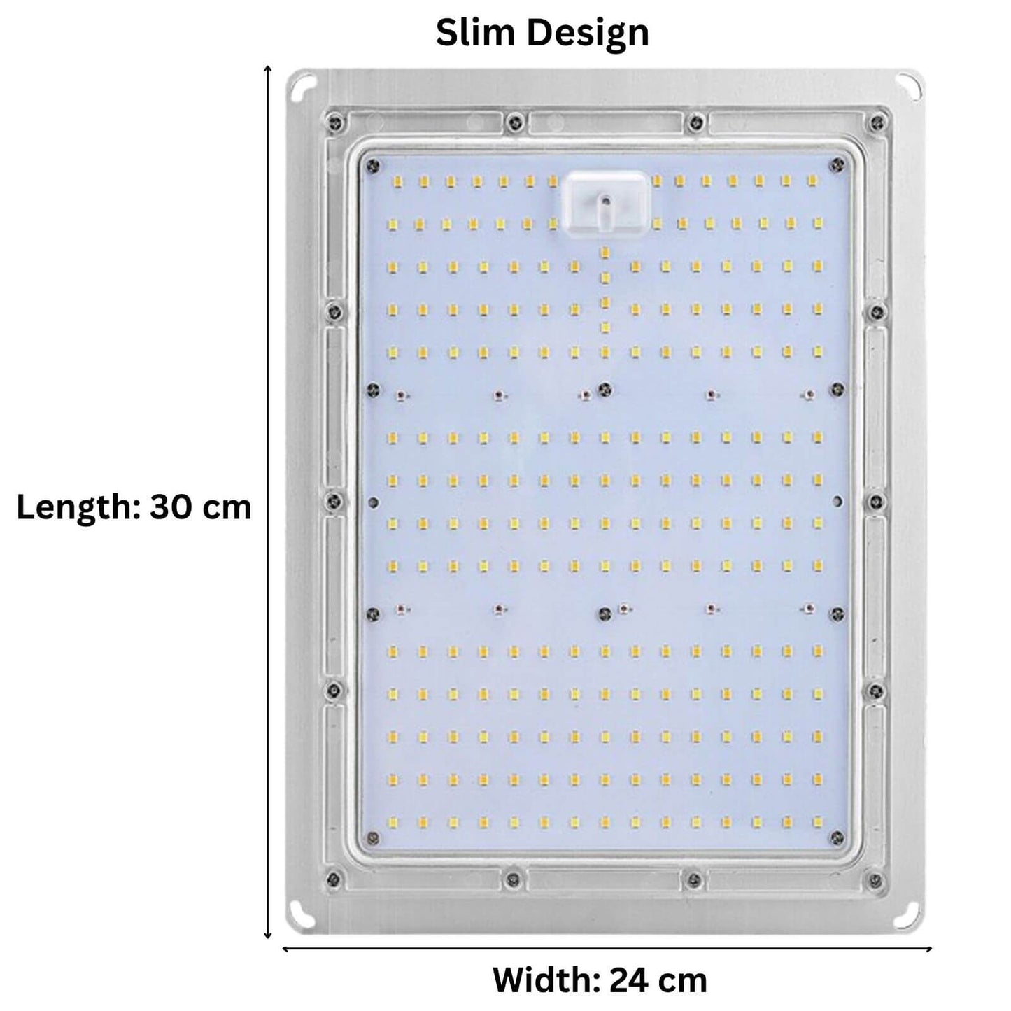 100W LED grow light compact design dimensions for small grow spaces.jpg