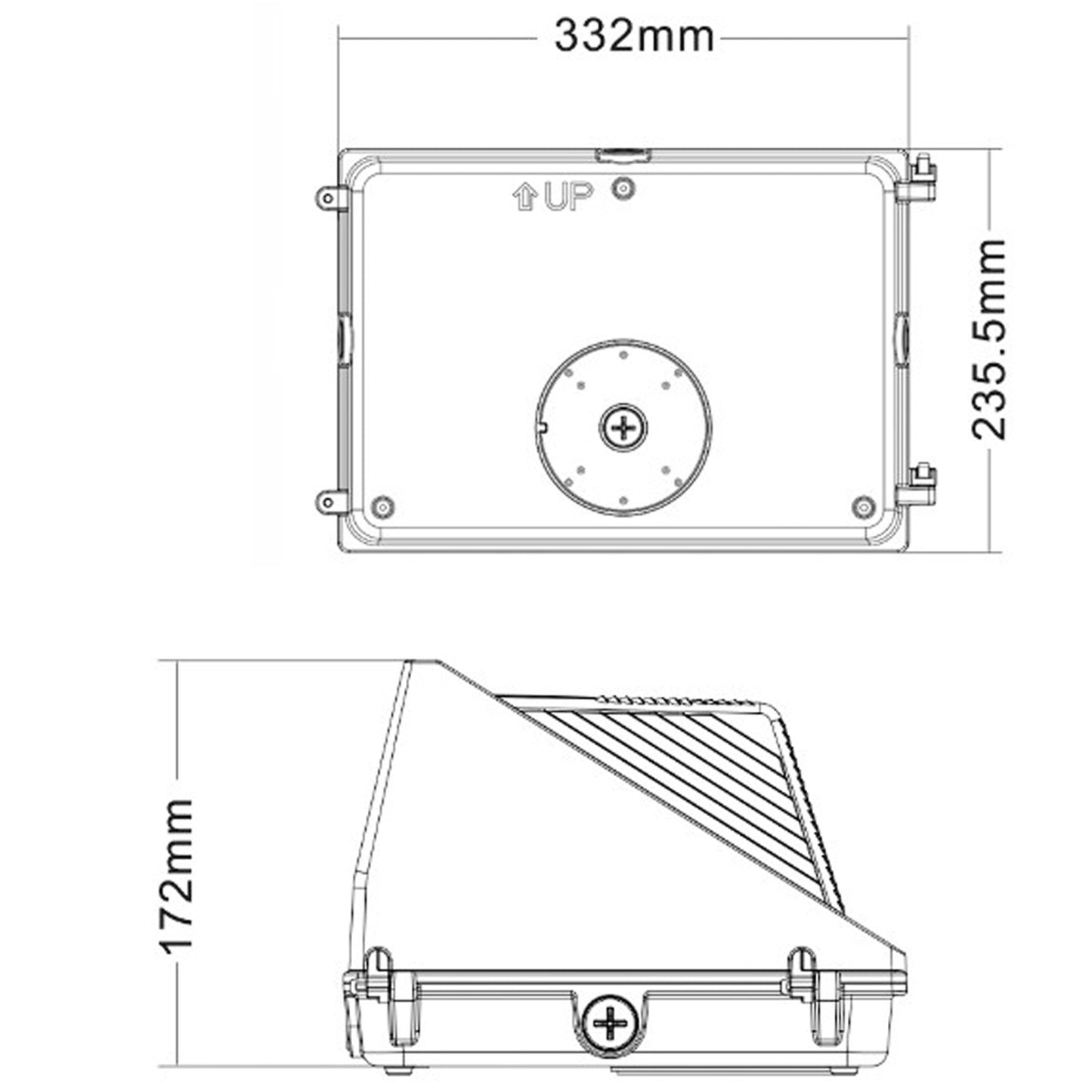 Bright LED Exterior Lights, Canada - 60W 6000K Daylight Bright, 8900Lm