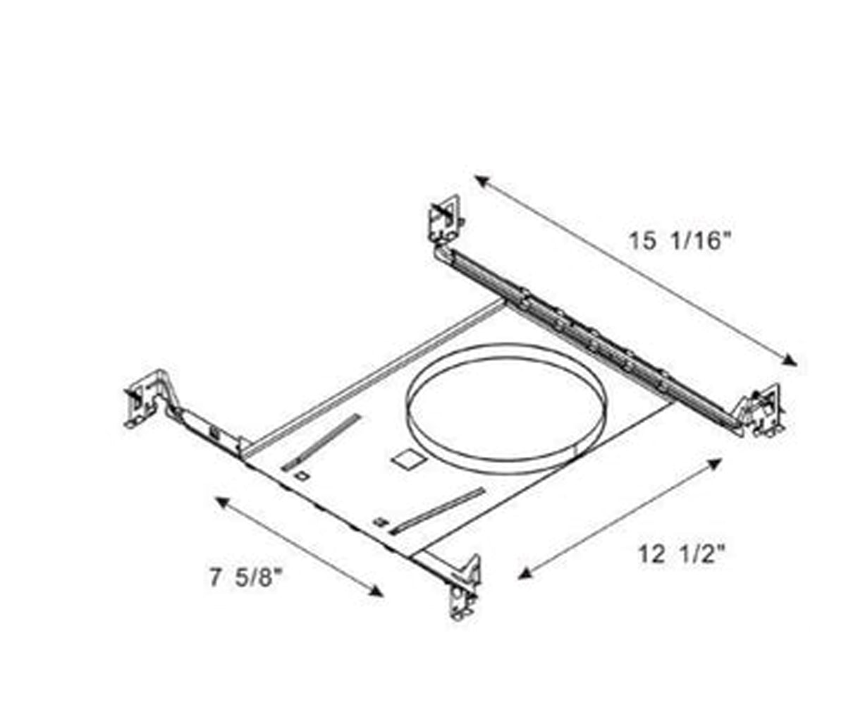 Pot Light Brackets 6 Pack, Canada for Recessed LED Pot Light 4 Inch, Ceiling