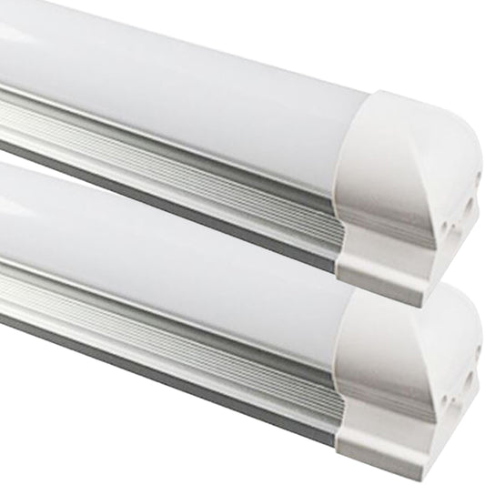 4 Foot T8 Fixture, Canada 22w 2 Pack Frosted T8 6500k LED ETL Garage Shop