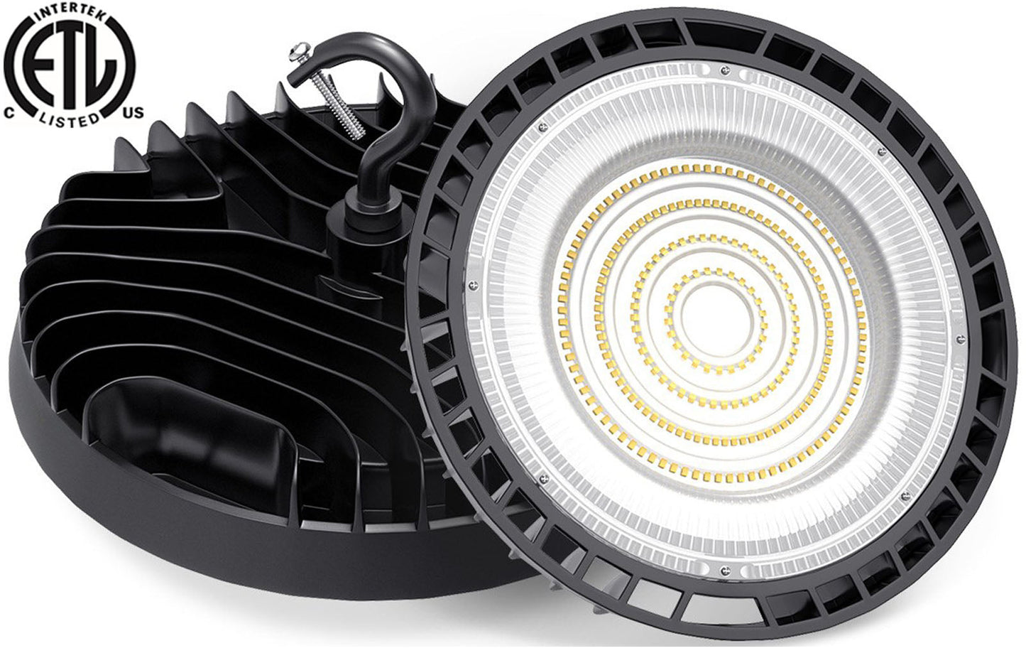 UFO LED High Bay Light 150w Canada 5000k Daylight 19500Lm 1m Cable cETL