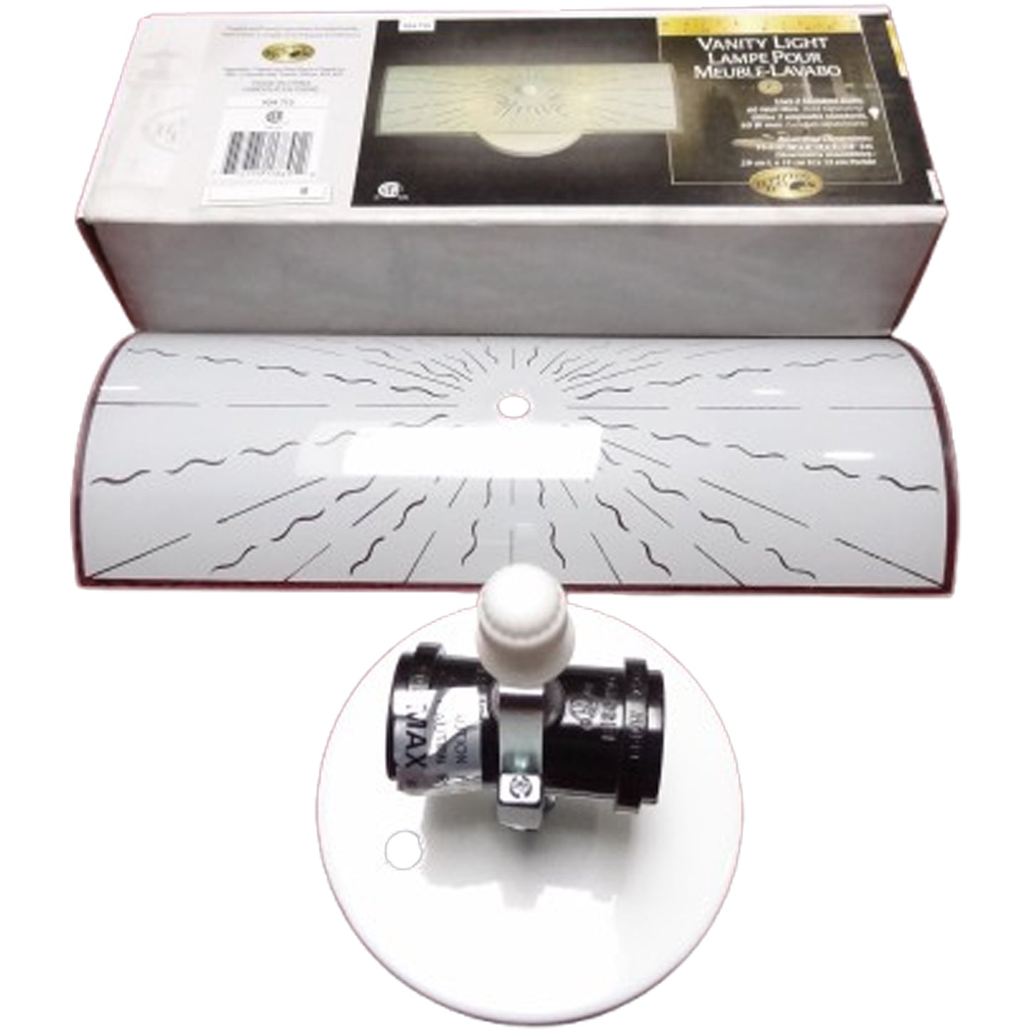 Bathroom Light Fixture Canada 1 Pack, 60w-120W (No Bulbs) CSA Certified