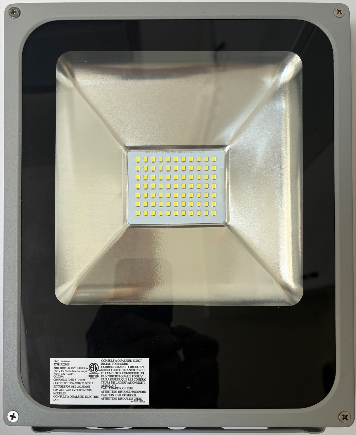 Led 50w Floodlight Canada 5000k Daylight Bright 5500Lm Yard Garage 120V