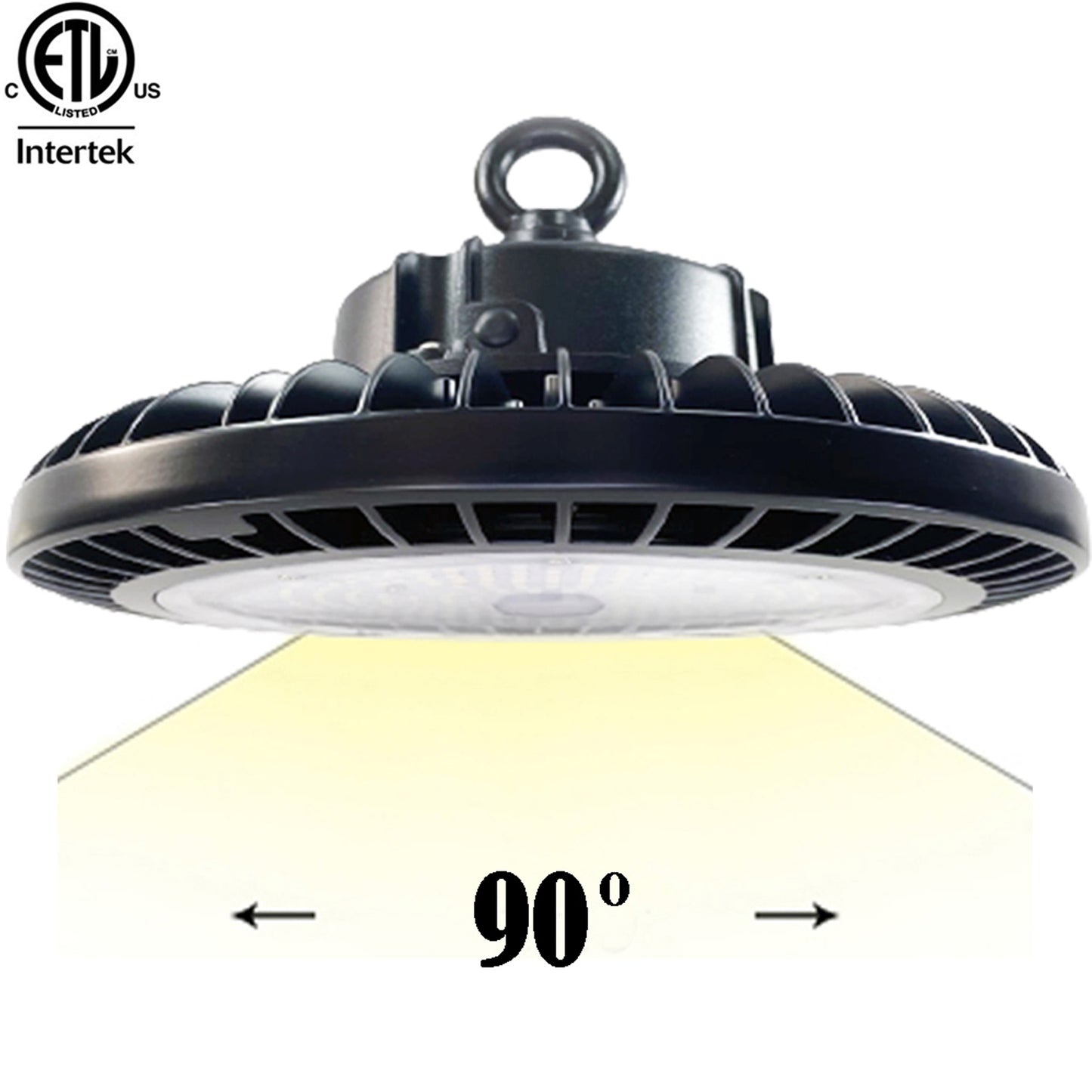 Led High Bay Light 200w Canada UFO 6000k Bright 30500Lm Plug 5ft cETL - Led Light Canada