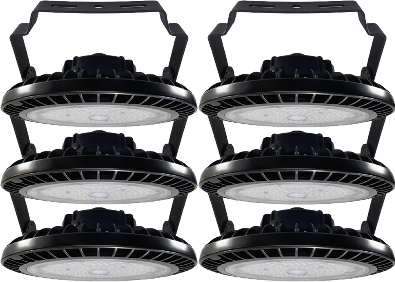 Bright LED Shop Lights Canada 100W 6 Pack with mounting brackets 16000Lm output 6000K Bright and 5ft cable.jpg