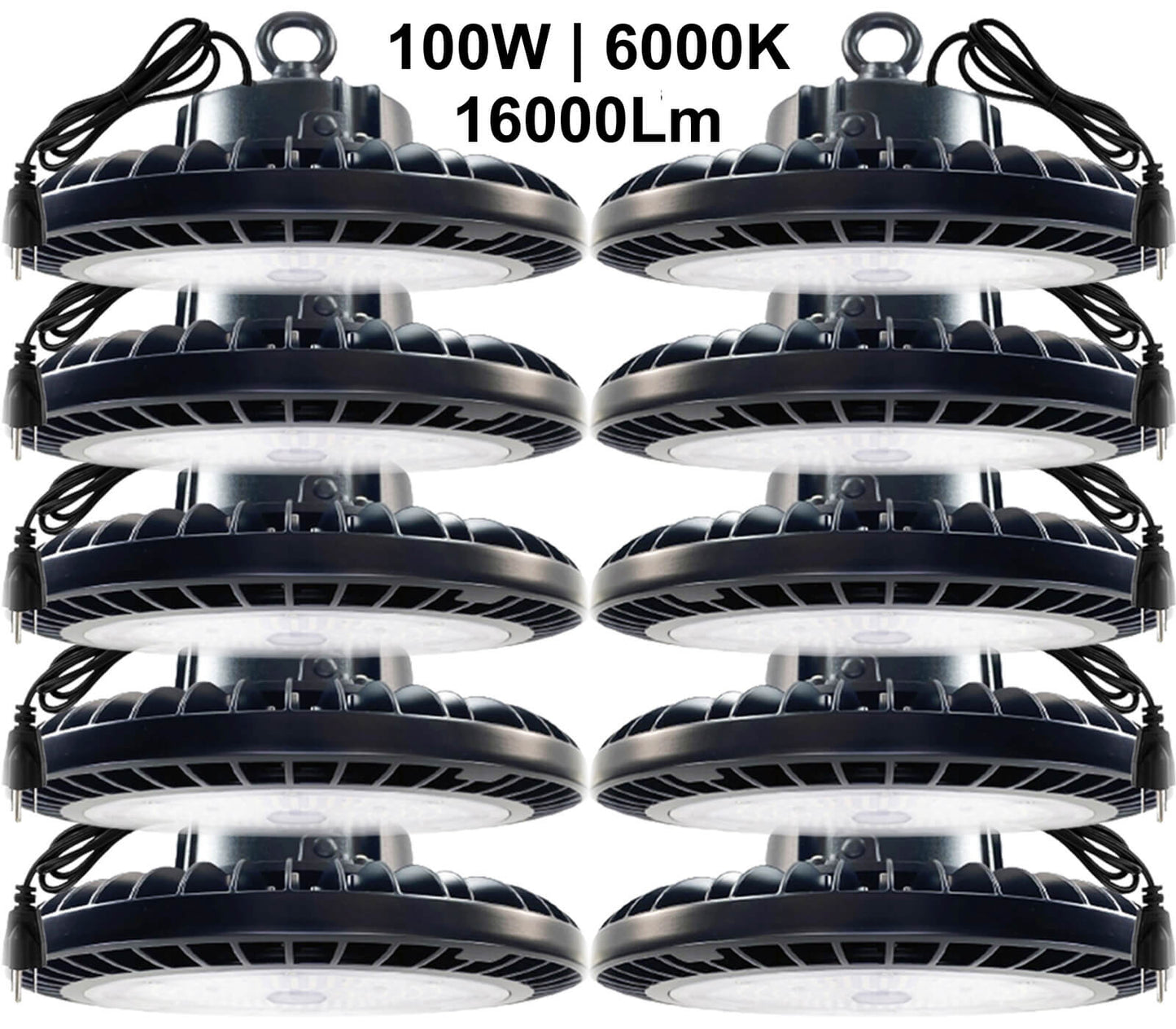 Brightest light for garage Canada 100W 6000K 16000Lm Plug 5ft ETL lighting.jpg