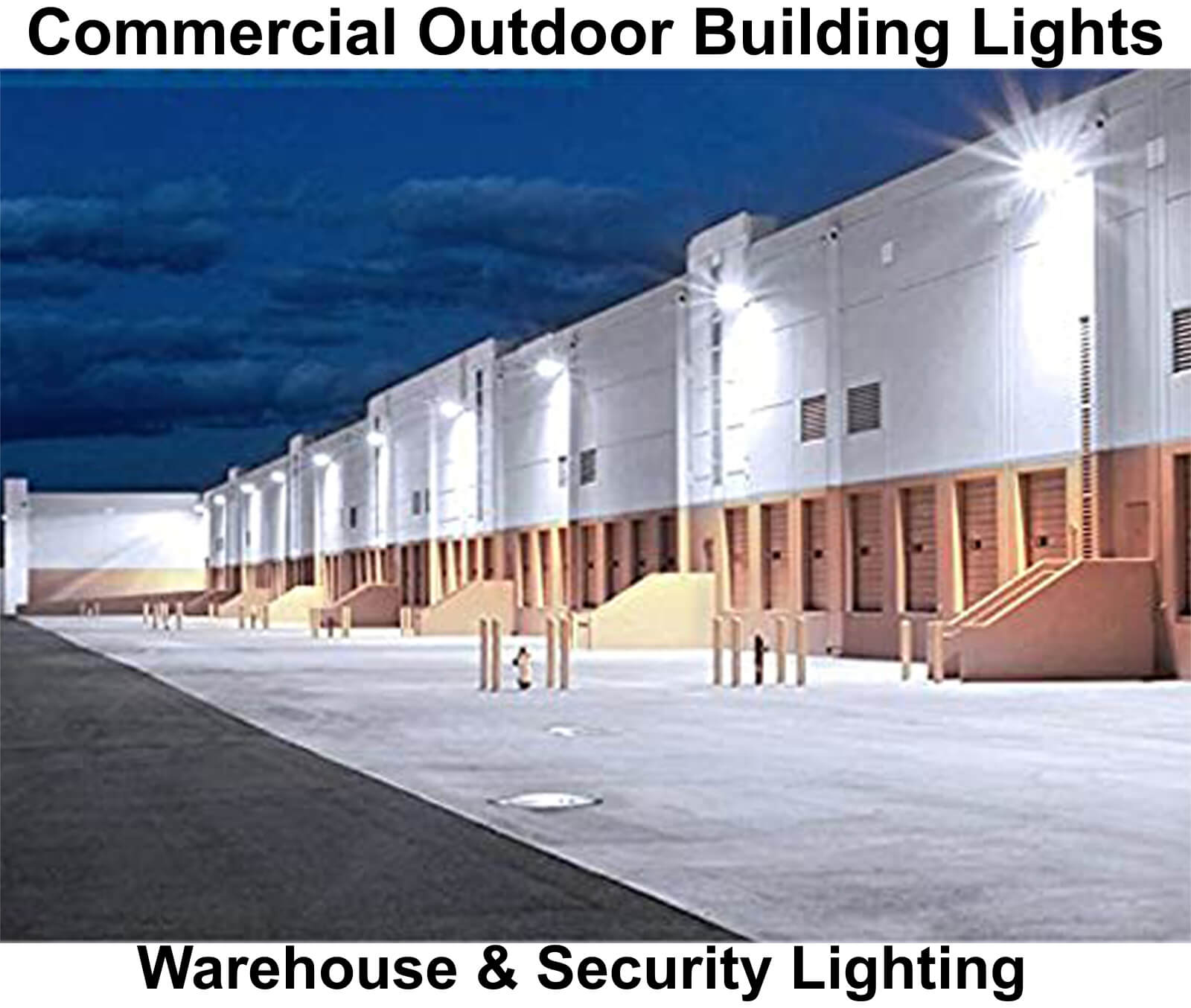 Exterior commercial building lighting Canada 120W 6000K Bright installed on warehouses workshops and commercial facilities.jpg
