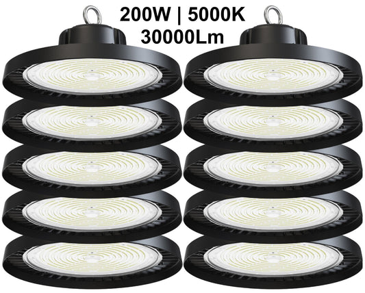 High Bay LED Lights 200W Canada 5000K daylight 30000Lm ETL warehouse lighting.jpg