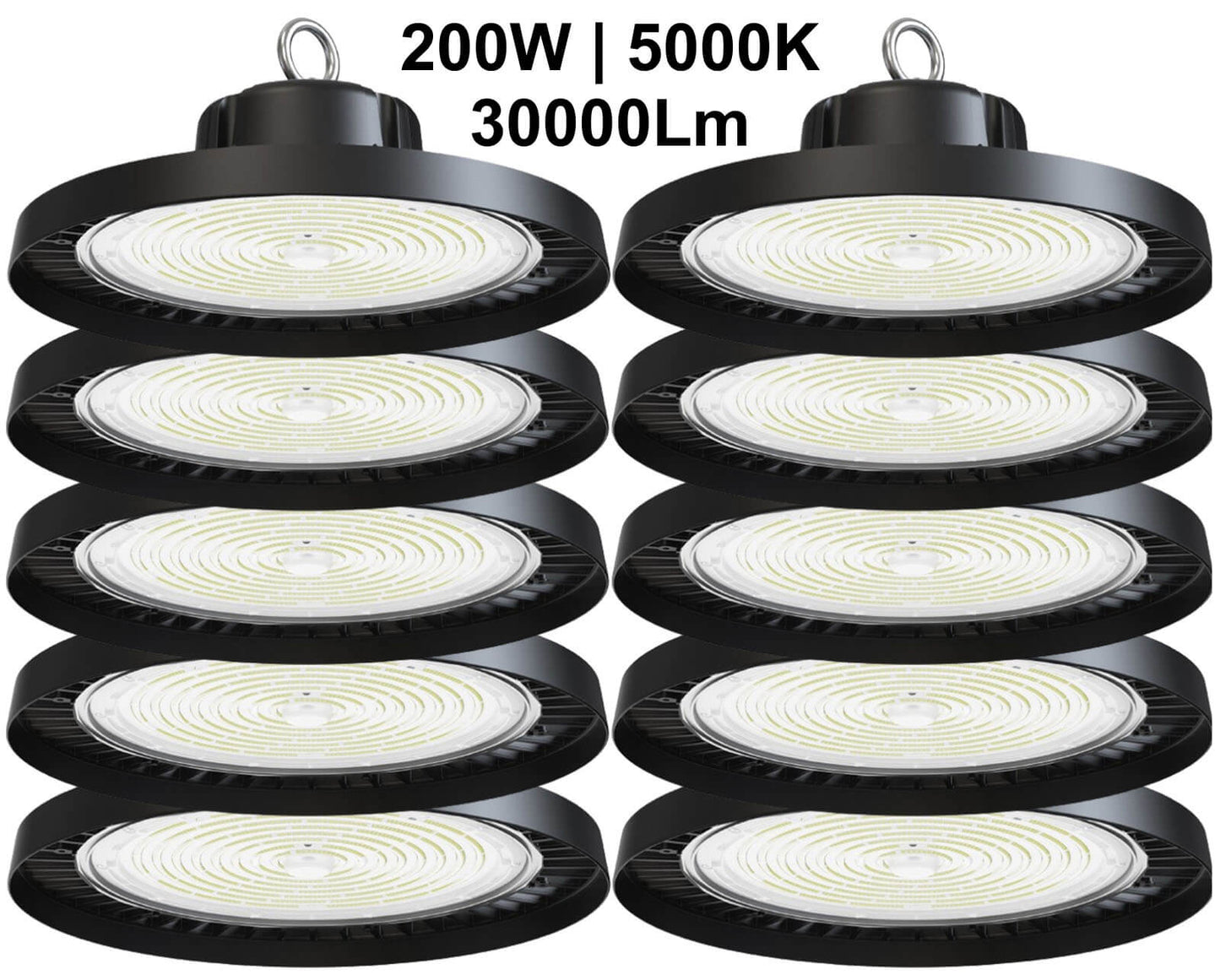 High Bay LED Lights 200W Canada 5000K daylight 30000Lm ETL warehouse lighting.jpg