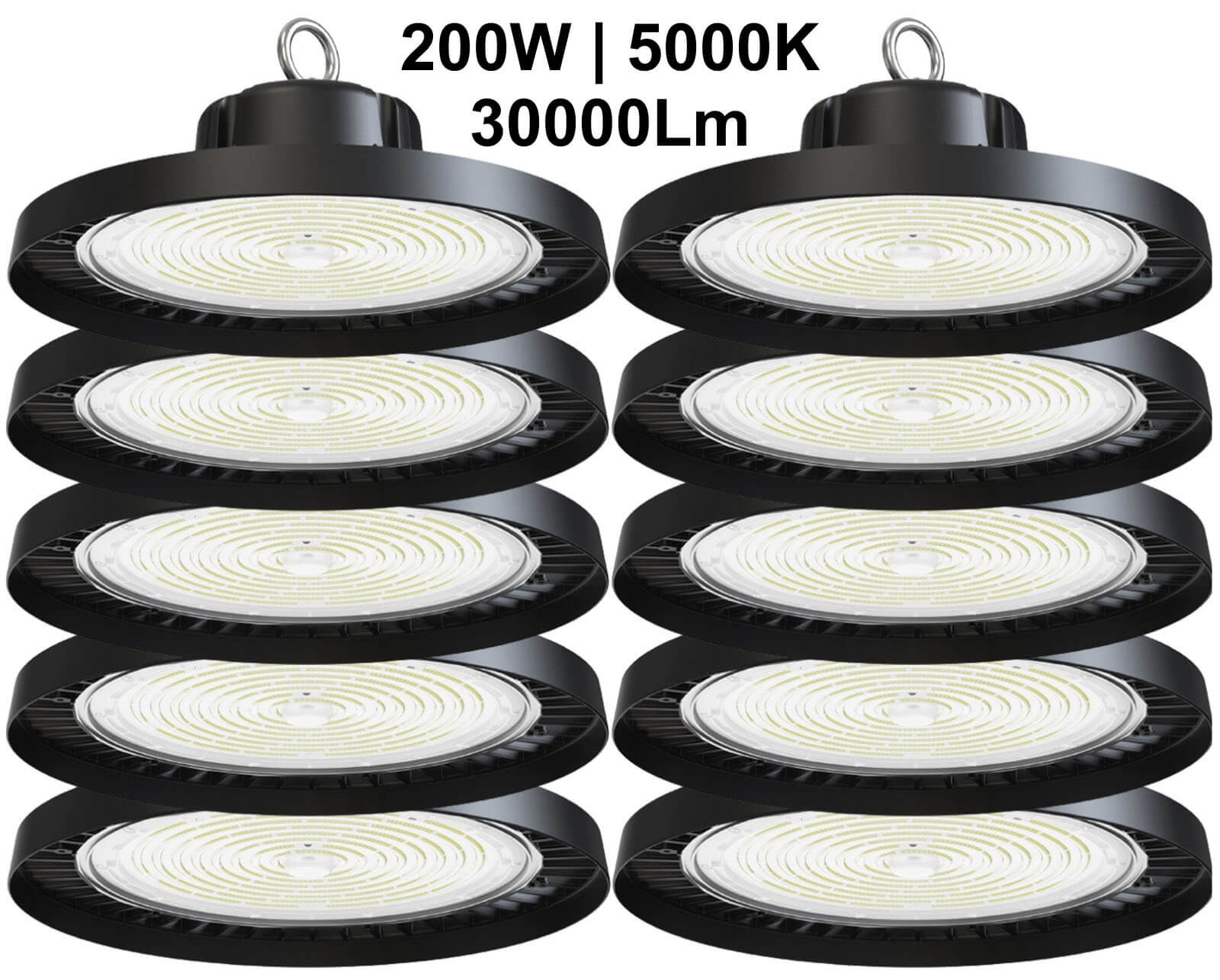High Bay LED Lights 200W Canada 5000K daylight 30000Lm ETL warehouse lighting.jpg