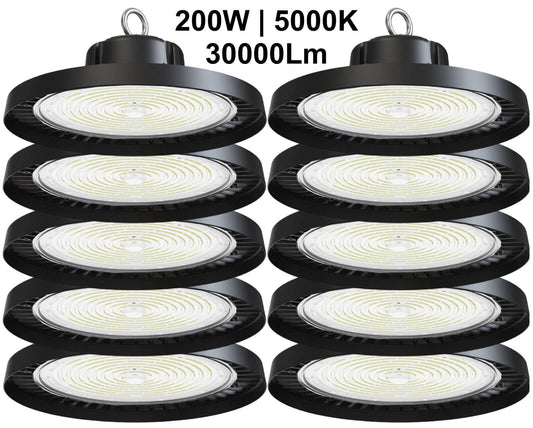 High Bay LED Lights 200W Canada 5000K daylight 30000Lm ETL warehouse lighting.jpg