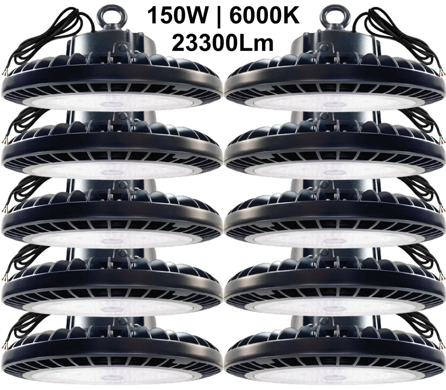 high bay led lights Canada 150w 6000k 23300lm main ETL warehouse lighting fixtures.jpg
