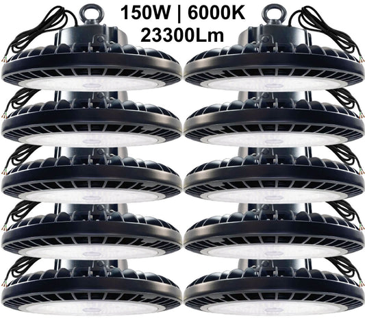 high bay led lights Canada 150w 6000k 23300lm main ETL warehouse lighting fixtures.jpg